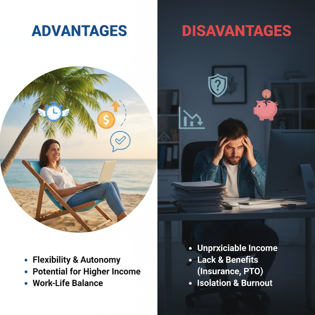Freelancing Advantages and Disadvantages