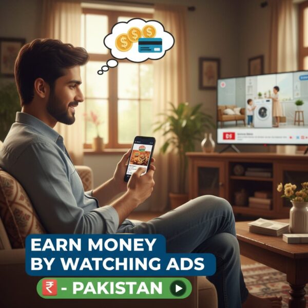 Earn Money by Watching Ads in Pakistan